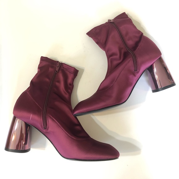 Free People Spectrum Berry Sock Boot NWOT 38 - Picture 2 of 6